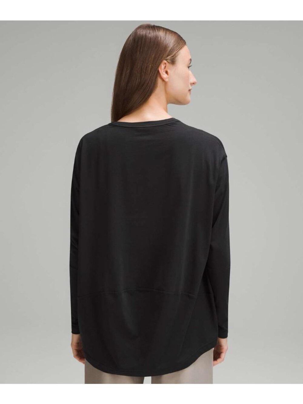 Michael Kors Tunic Top Size XXL Black V Neck Layered Long Sleeve Was $68 - Picture 4 of 12